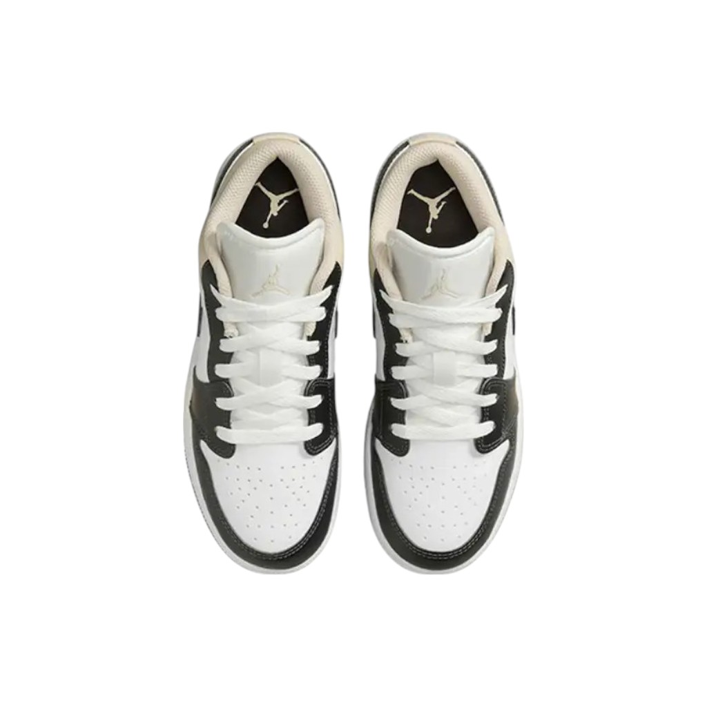 Кроссовки женские Nike Air Jordan 1 Low White Rattan Off-Noir 553560-153