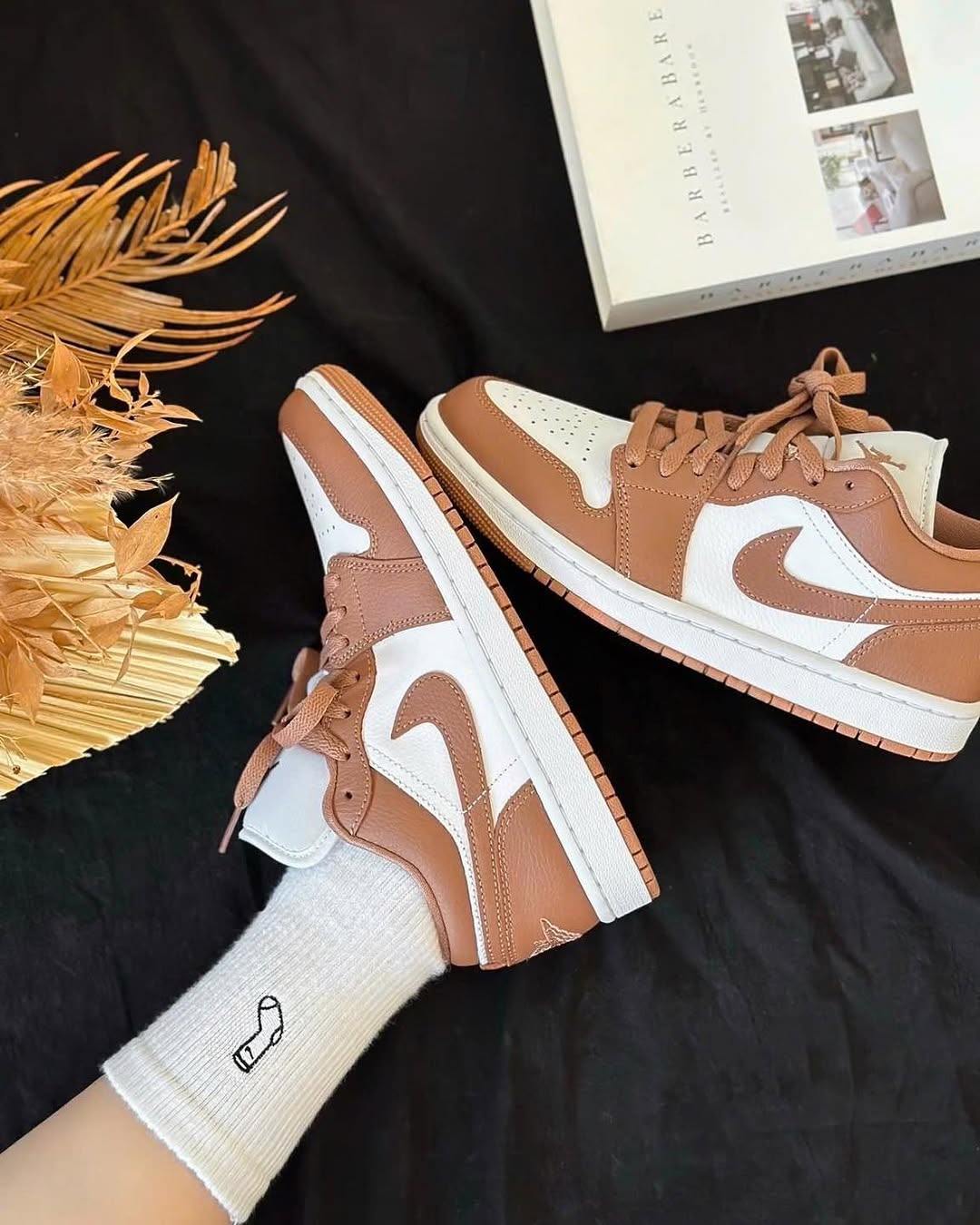 Кроссовки унисекс Nike Air Jordan 1 Low Archaeo Brown DC0774-202