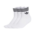 Комплект носков Adidas 3-Pack White 3-Stripes Ankle Socks JV7435